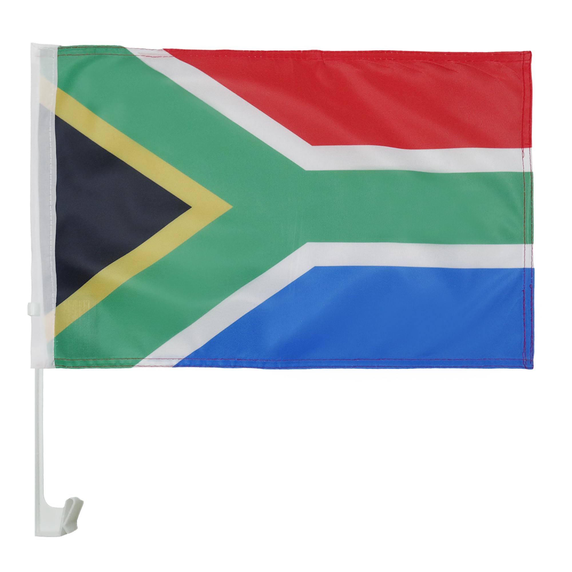 AZ FLAG South Africa Car Flag 18'' x 12'' - South African Car flags 30 x 45cm - Banner 18x12 INCHES PLASTIC STICK — image 1