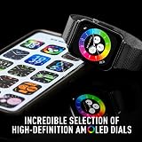 Reflex Active S30 Smart Watch 1.78'' AMOLED Always-On Black Mesh Stainless Steel view 6