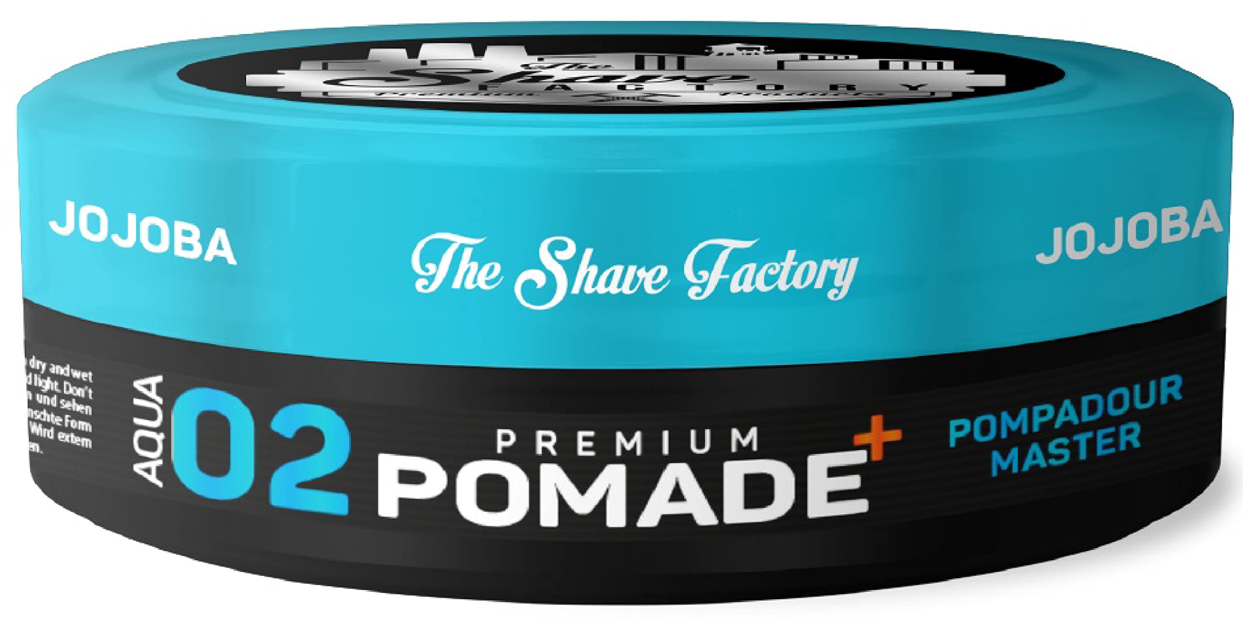 The Shave Factory Premium Pomade 150ml 02 Pompadour Master with Jojoba Extra Hold & Shine