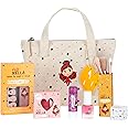 MISS NELLA Kids Makeup & Nail Polish Set for Little Girly Girls, Safe and Fun Gift - Hypoallergenic, Dermatologically Tested Kid-Friendly, Non-Toxic, Cosmetic Bag Included – Special Edition