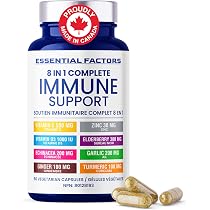 ESSENTIAL FACTORS 8 in 1 Complete Immune Support with Vitamin C