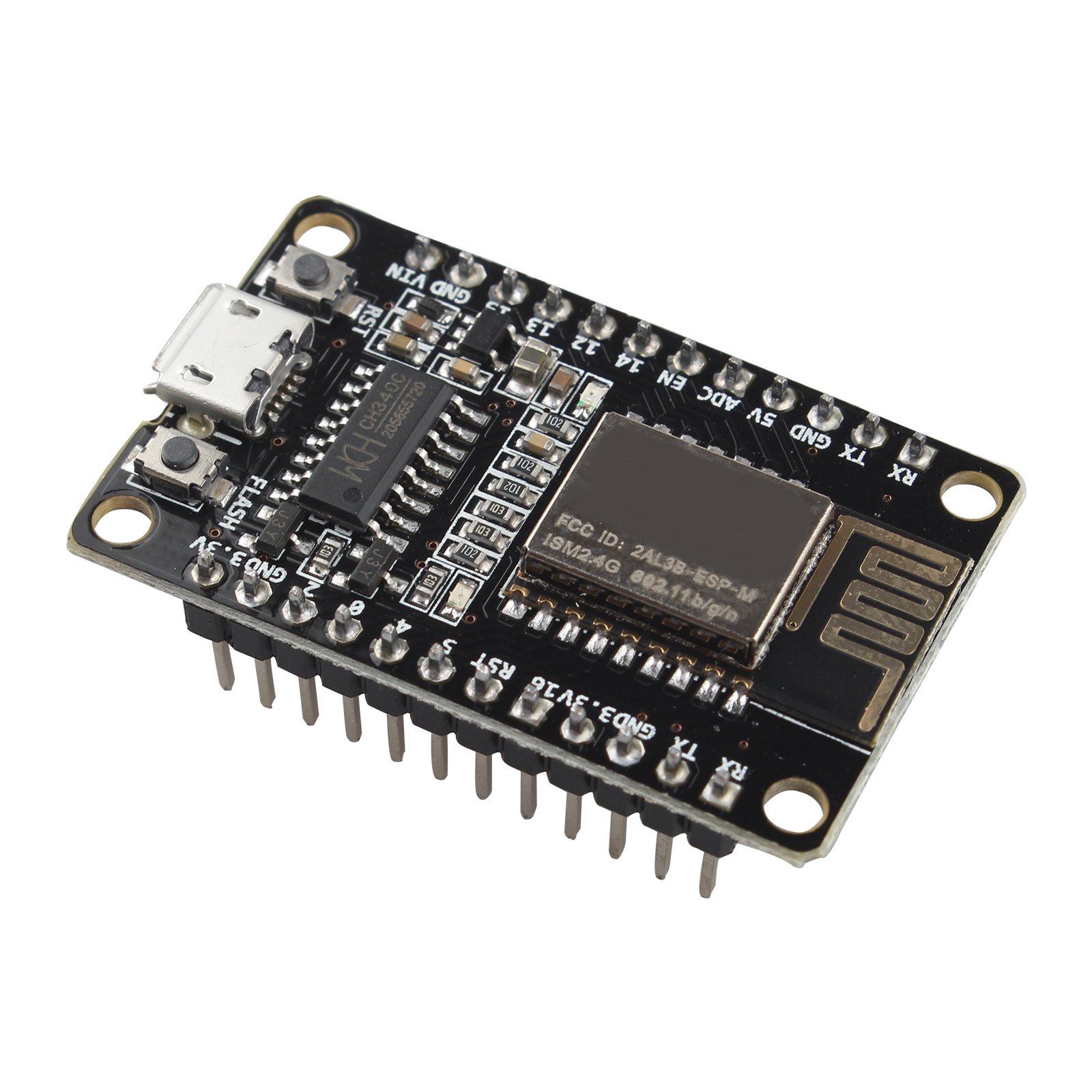 HALJIA ESP8285 WiFi Module ESP-M2 340 Development Board Serial Wireless WiFi Transceiver Module - Compatible with ESP8266