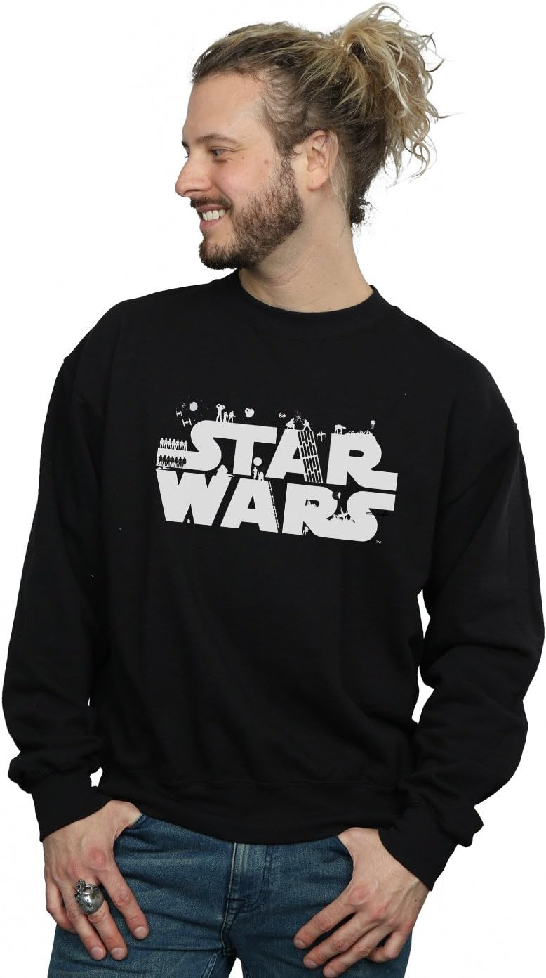 Star Wars Men's Minimalist Logo Sweatshirt