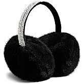 Gifts Treat Earmuffs Girls Ear Muffs Sequins Kids Winter Warm Ear Covers in Plush and Flip Sequin Design