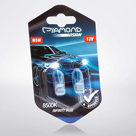 W5W Standlicht Xenon Look Optik Weiß Blau Birnen Lampen T10 Glassockel Parklicht Blue Vision Kennzeichenbeleuchtung Canbus Wh