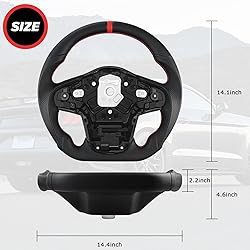 LOSCHEN Full Leather Steering Wheel for Toyota GR