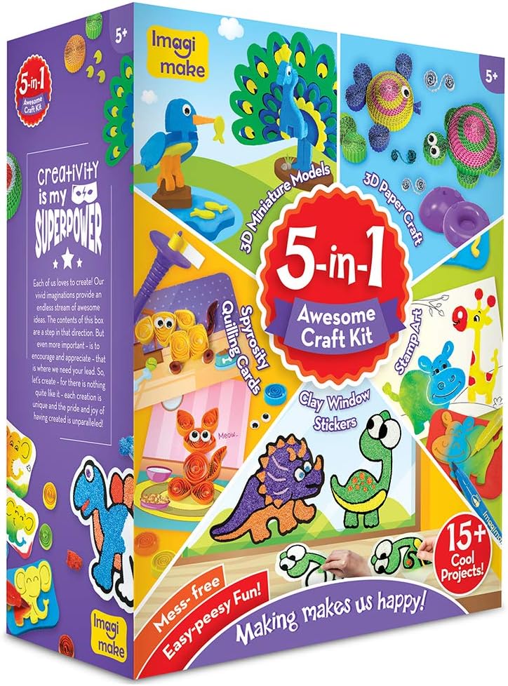 Imagimake Princess Craft Kit, Multiple colors, Pequeño a Mediano
