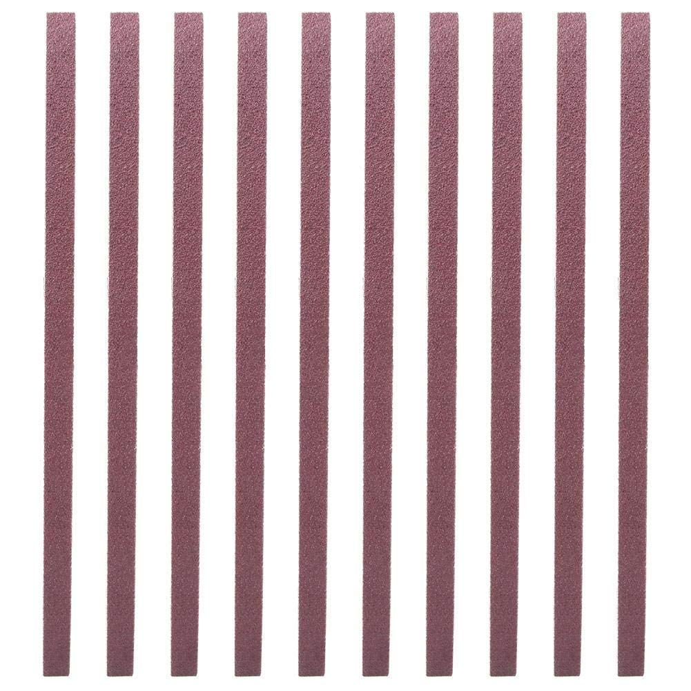 Oumefar 533 x 9mm Abrasive Sanding Belt Band 10pcs Aluminum Oxide Sanding Belt for Shipbuilding Light Industry Belt Machine 40#-180#(80#)