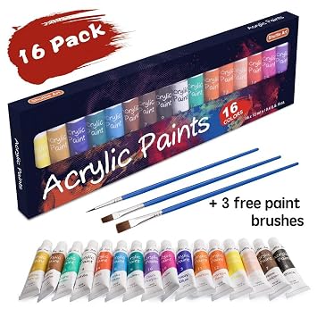 Amazon.com: Acrylic Paint Set - Artist Quality Paints for Painting ... Amazon.com: Acrylic Paint Set - Artist Quality Paints for Painting ...