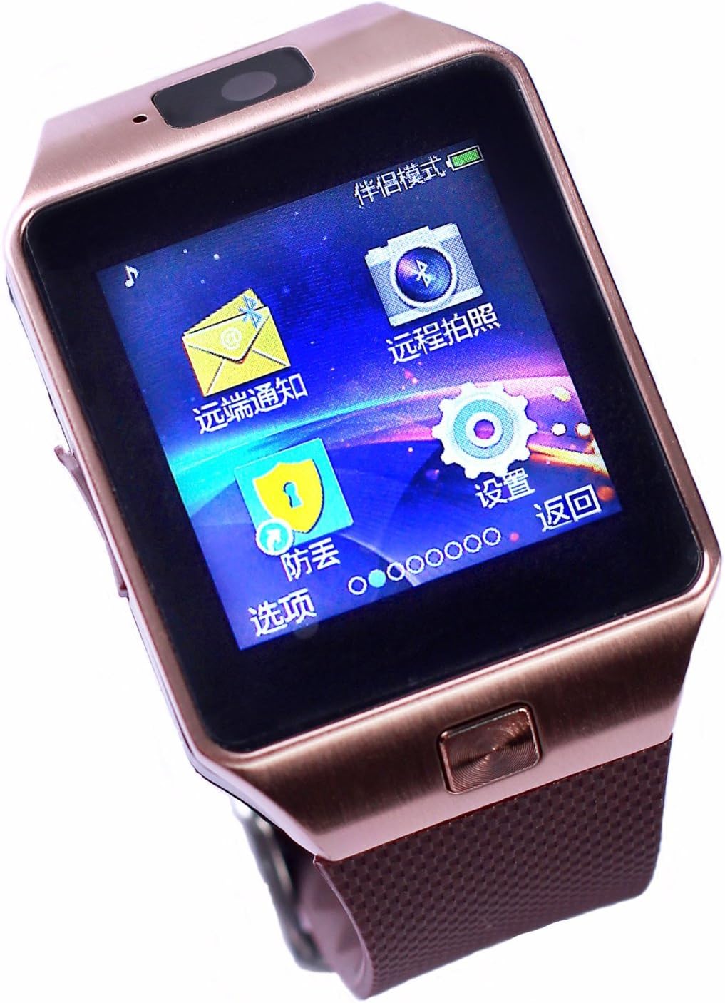 Alike C05 Bluetooth Smart Watch for Iphone & Android Smart Watch (Gold)