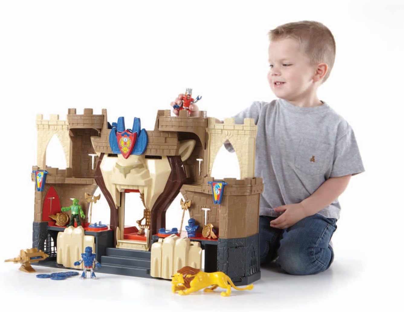 imaginext lion's den
