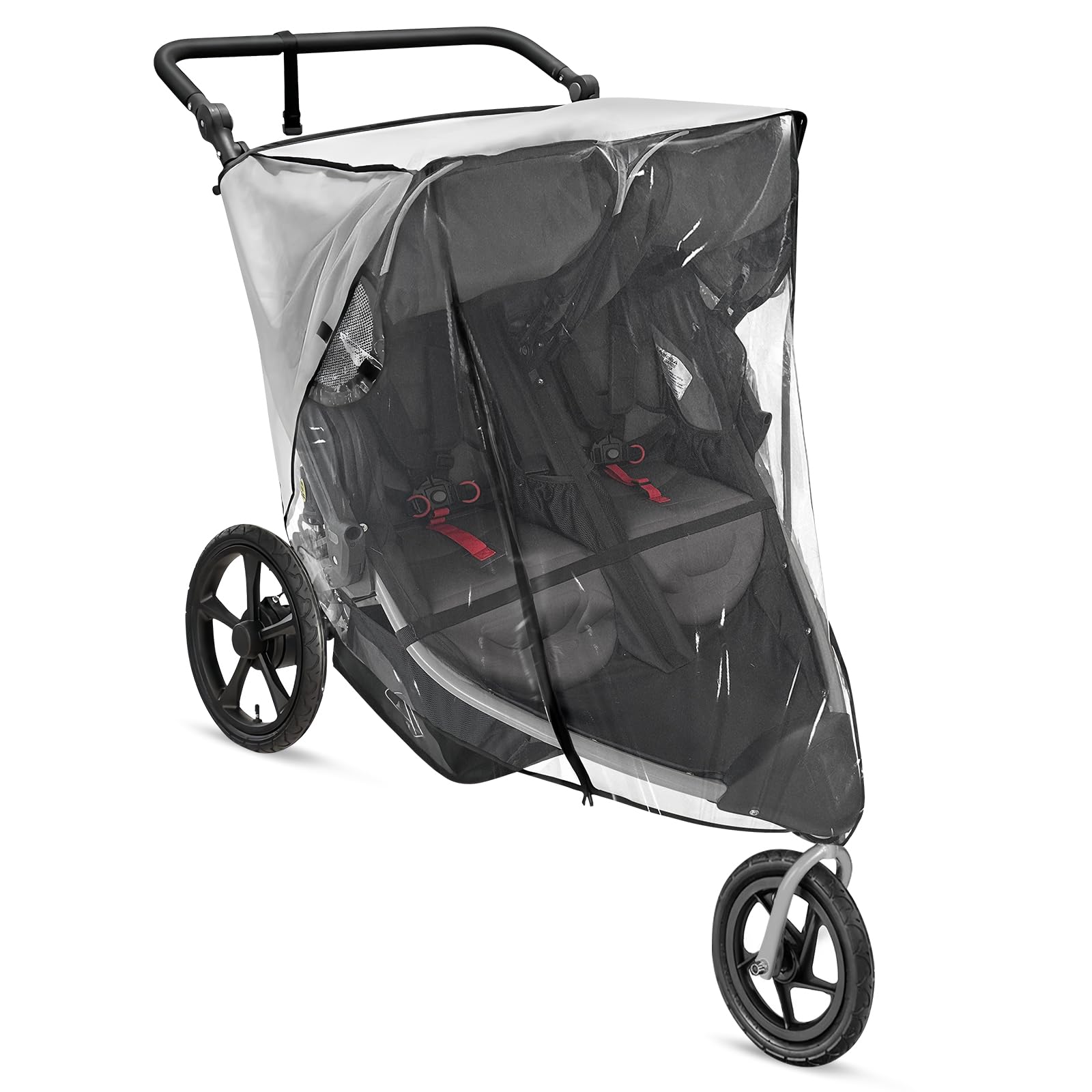Photo 1 of Stroller Rain Cover Compatible with BOB Gear Duallie Strollers, Weatherproof, Protect from Rain Sun Dust?Jogger not Included