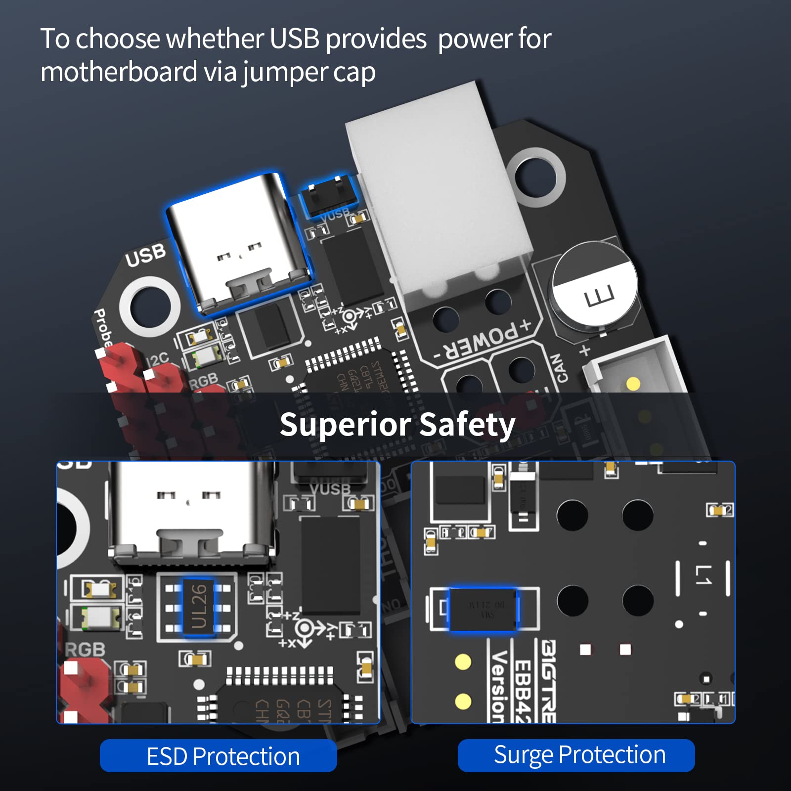 BIGTREETECH EBB42 CAN Bus with MAX31865 Adapter