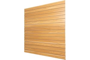 FRAYSCENT MDF Slat Wall Paneling for Retail Display 2 Pack 4'x2', Maple Slatwall Panel for Garage Organizer Shiplap Wall Paneling, Slat Board Garage Slatted Storage Systems, Easy Install Wood Panel