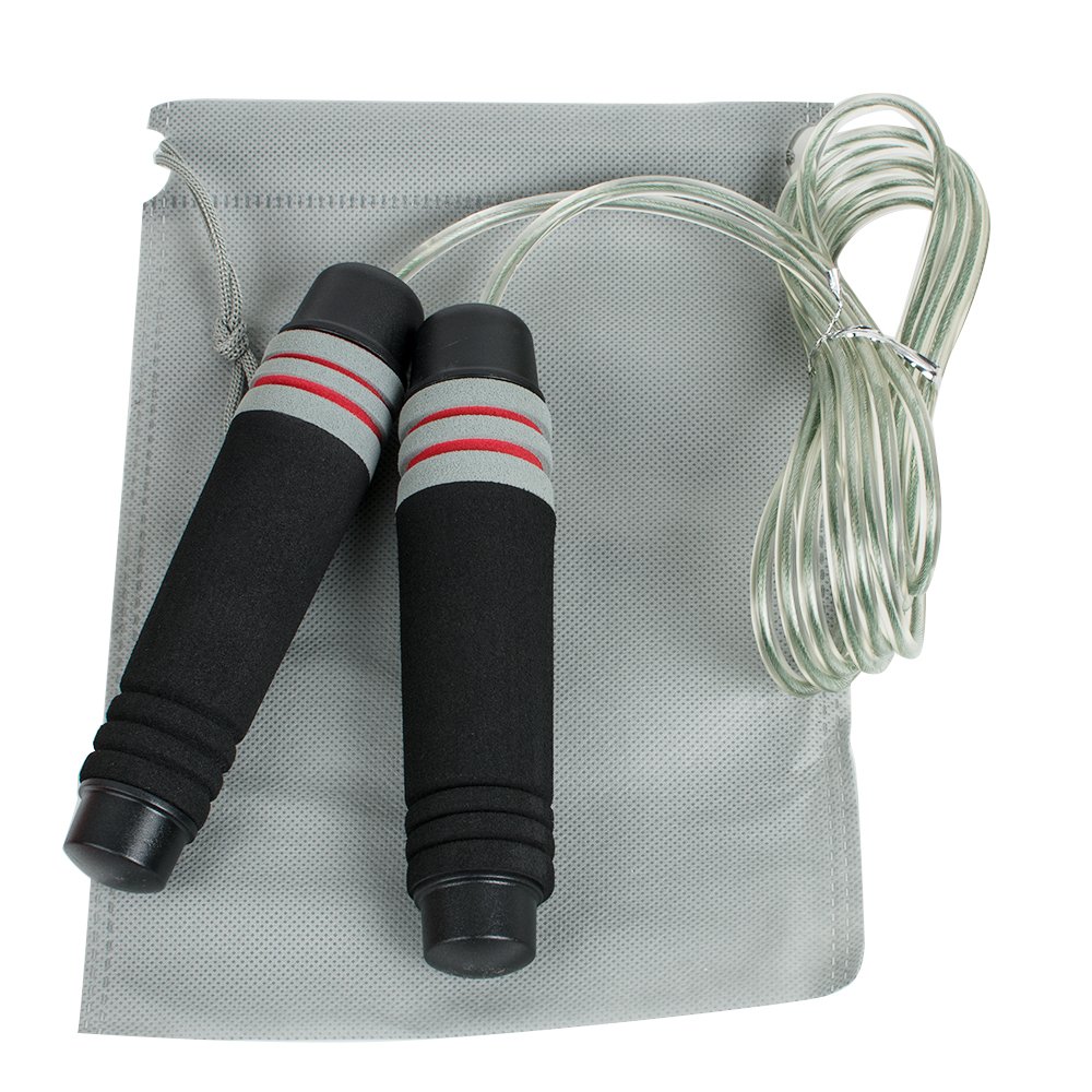 Pevor Soft Foam Handles Adjustable Speed Jump Rope Best for Boxing MMA Fitness Training and Daily Exercise