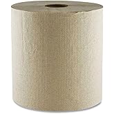 Boardwalk Hard Wound Towel, 1 Ply, 8" x 700 ft, Kraft, 6/Carton