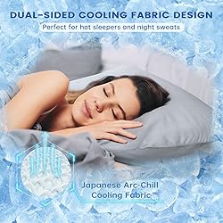 Cooling Pillow Cases 2 Pack, Q-Max 0.4 Cooling