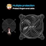 upHere USB Powered 120mm Fan with 3 Speed Control for PC/Xbox/PlayStation view 5