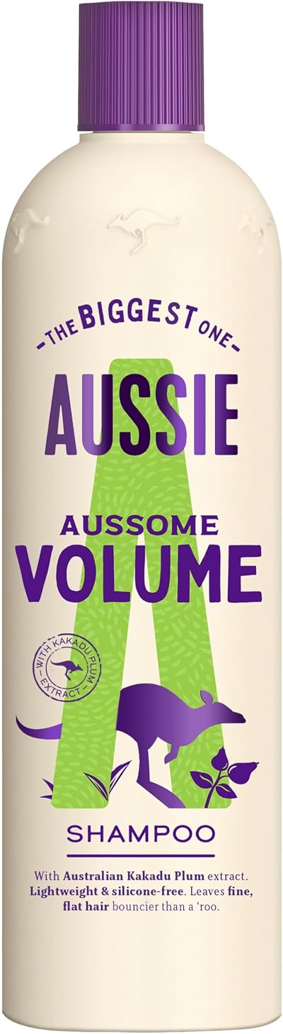 Aussie Aussome Volume Shampoo 675ml Lightweight Vegan Formula Kakadu Plum