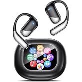 AI Translation Earbuds 198 Languages Real Time 2-Way Translator Earphones | Bluetooth 6.1 OWS Open-Ear Headphone Comfort, Hi-Fi Music &amp; Call, Smart Touch+App, Gift for Travel Business Language Learning