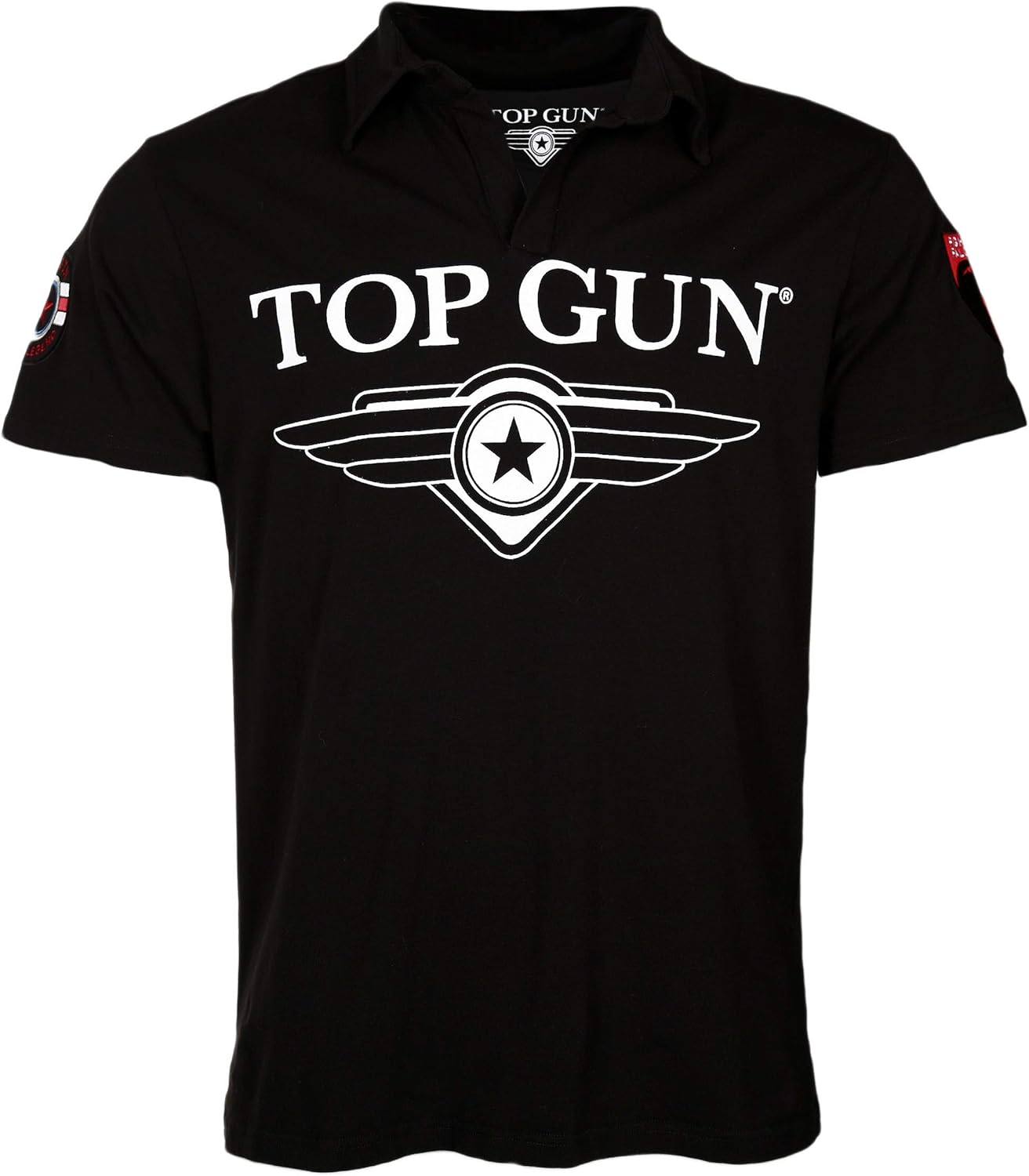 Top Gun 1/2 TShirt 6406 310TG20191010 Black Black, S Amazon.co.uk
