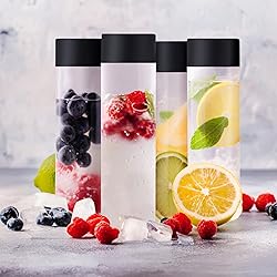 Tanlade 24 Pcs Clear Plastic Bottles Empty Sensory