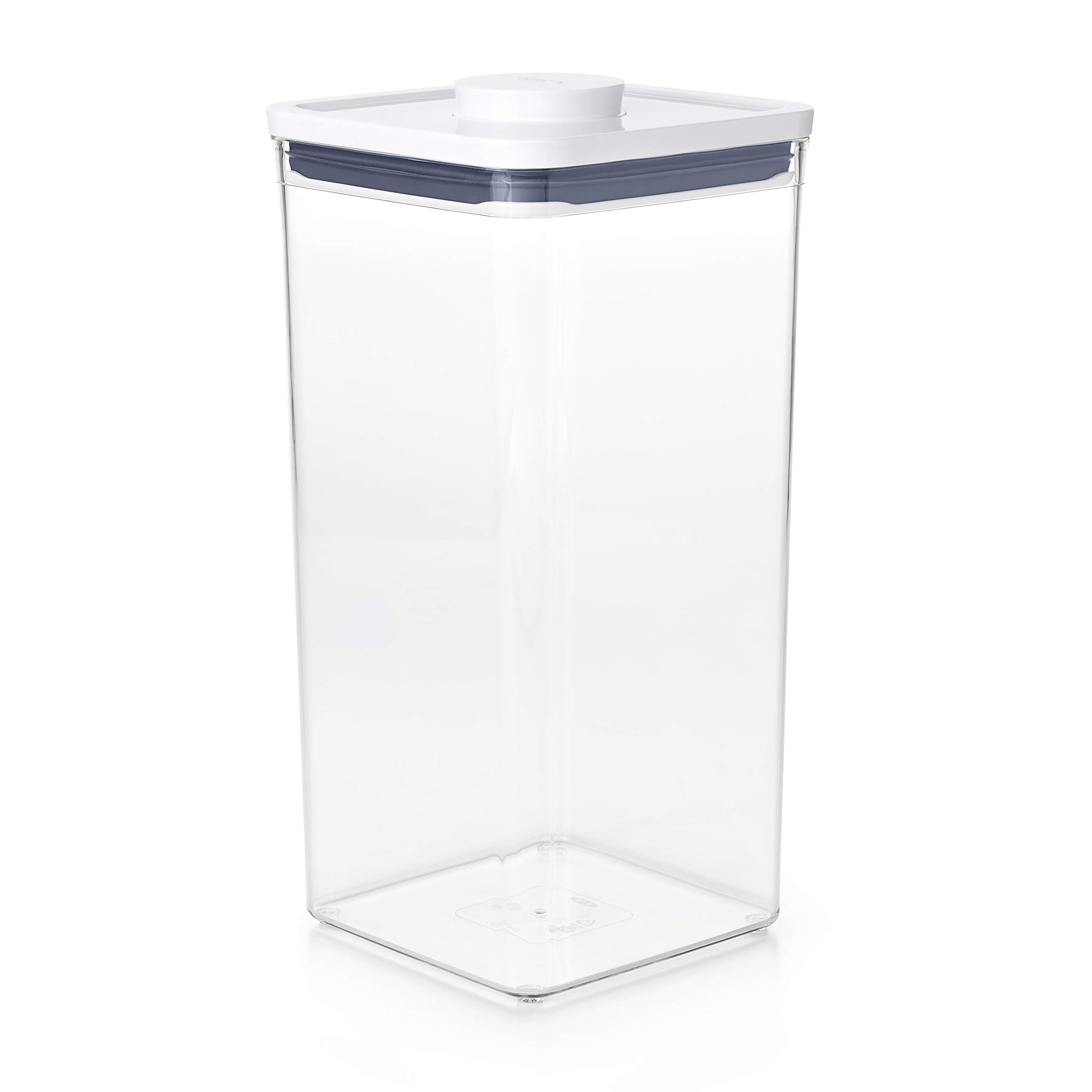 OXO 11235500 Storage Container, Plastic Sealed 1.7 gal (5.7 L), Pop Container, New Type, Big Square, Tall & Pop Container, Coffee, Scoop Clear, 3.7 inches (9.4 cm), Set Purchase