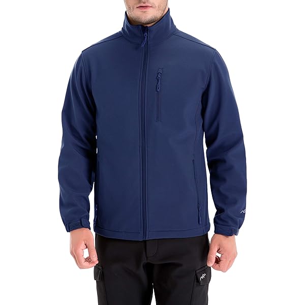 Spyder Active Men's xXL Hooded Full Zip Jacket (xxL, blue) at