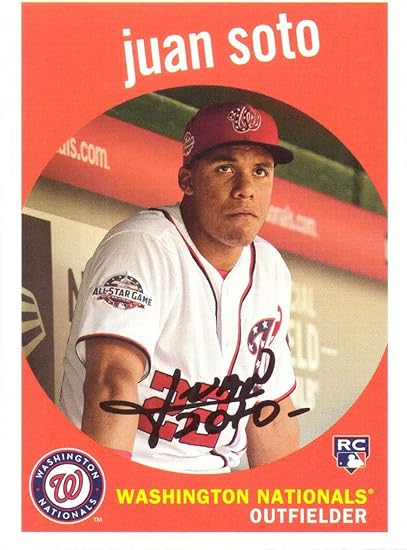 Amazon 2018 Topps Archives Baseball 73 Juan Soto Rookie Card 