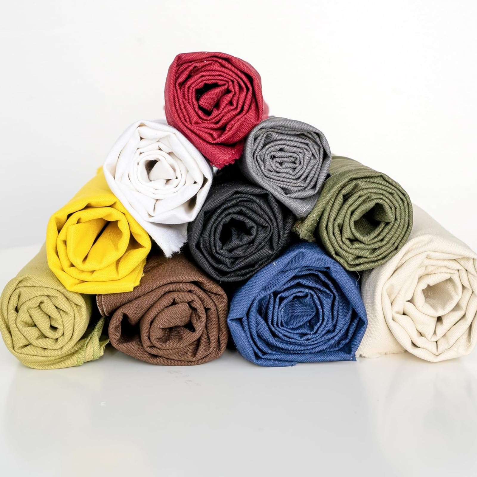 Simple&Opulence Canvas Fabric 280 GSM Canvas Material,Cotton Canvas Fabric for Sewing,Upolstery,Tote Bags,Crafting,150CM Width(1M,Black) — image 1