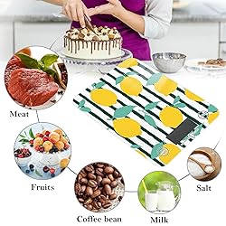 Lemon Fruit Food Scale Waterproof Digital Kitchen