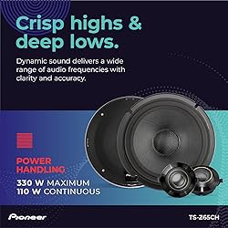 Pioneer Z-Series TS-Z65CH 6.5” 2-Way Speakers