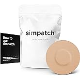 SIMPATCH Universal Adhesive Patch, No Hole (25-Pack) (Beige)