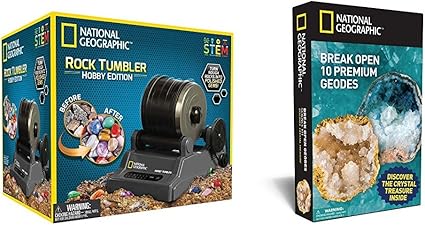 national geographic rock tumbler hobby edition