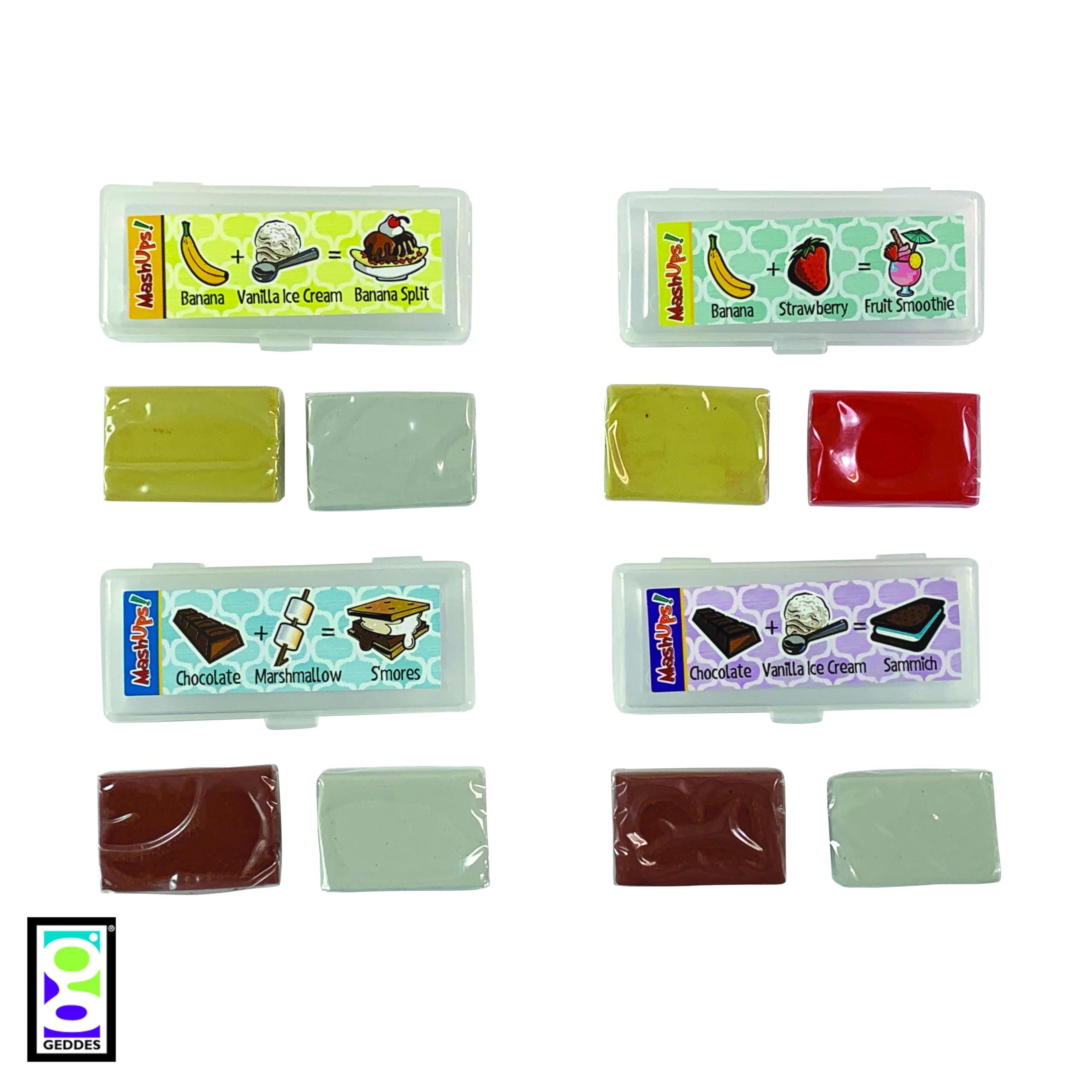 Raymond Geddes 69836 Mash Ups Scented Erasers For Kids (Pack of 24)