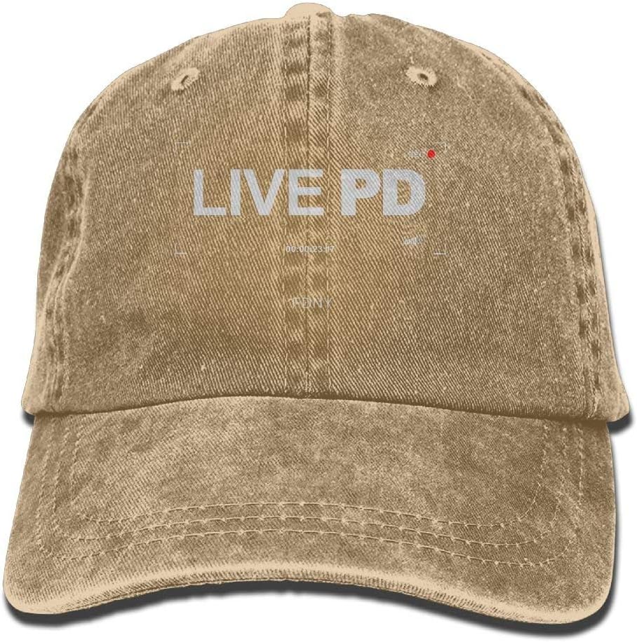 Dkvmkrvla Rec-Live-PD Adjustable Baseball Caps Denim Hats Cowboy Sport Outdoor