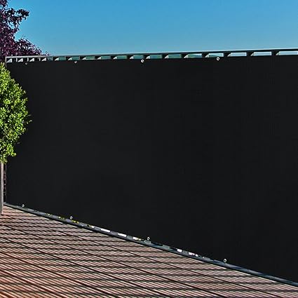 Amazon.de: Balkonblende mit Ösen PE Balkon-Bespannung 0, 9x3m Farbe