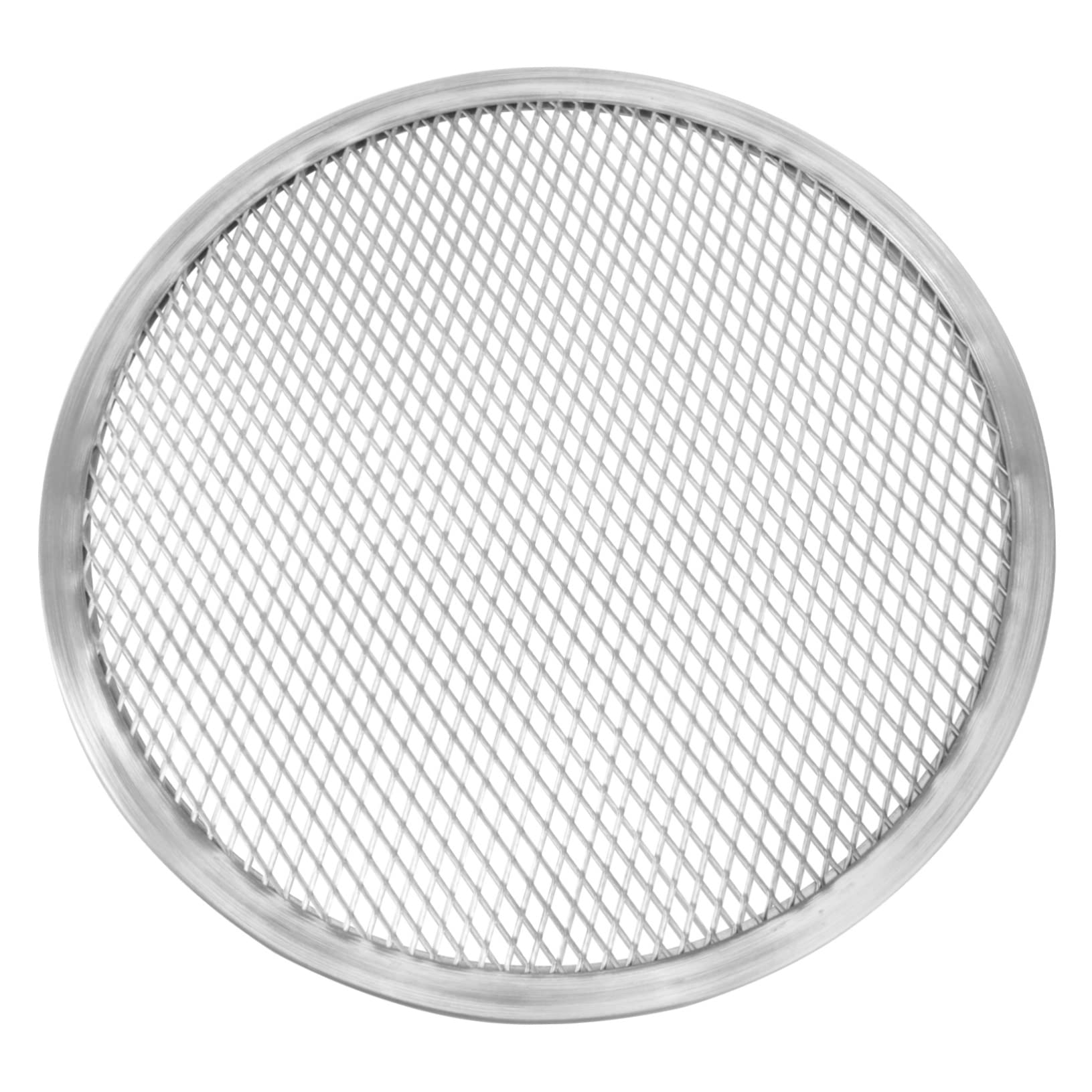 LIFKOME Piercing Tools Pizza Screen Rack 18 Inch Non-stick Pizza Pan Pizza Baking Aluminum Baking Pans Baking Screen for Oven Pizza Board Perforated Pizza Silver Suit Cooking Pot With Hole