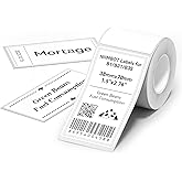 NIIMBOT Labels for B1 B21 B3S K3, Thermal Printer Labels 1.5" x 2.76"(38x70mm), Label Maker Tape for Jar Labels, Address Labels, File Folder Labels