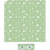 Extra Large Picnic Blanket 78" X 78" Foldable Washable Waterproof Sandproof Soft Cute Picnic Blankets Outdoor Picnic Mats for Camping Beach Blankets Party Park Accessories (Deer)