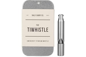 DAILYCARRYCO. TiWhistle - Titanium Emergency Whistle (Polished)