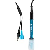 Apera Instruments 201T-F All-in-one pH Electrode, ATC, BNC/RCA Connector, Polycarbonate Body AI1302, Digital