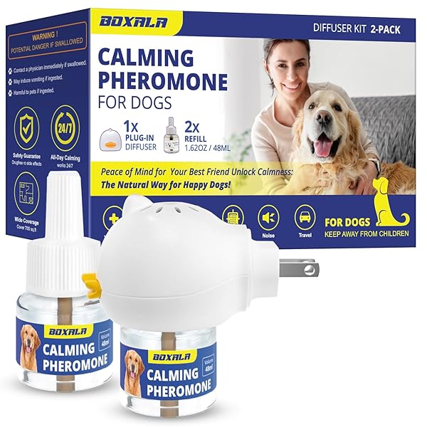 PHEROMONE DIFFUSER FOR DOGS: CALMING PHEROMONE DIFFUSER KIT...