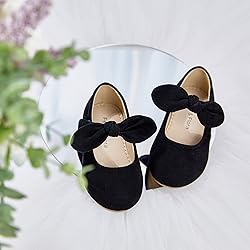 Felix & Flora Toddler Girl Black Dress Shoes Size 7