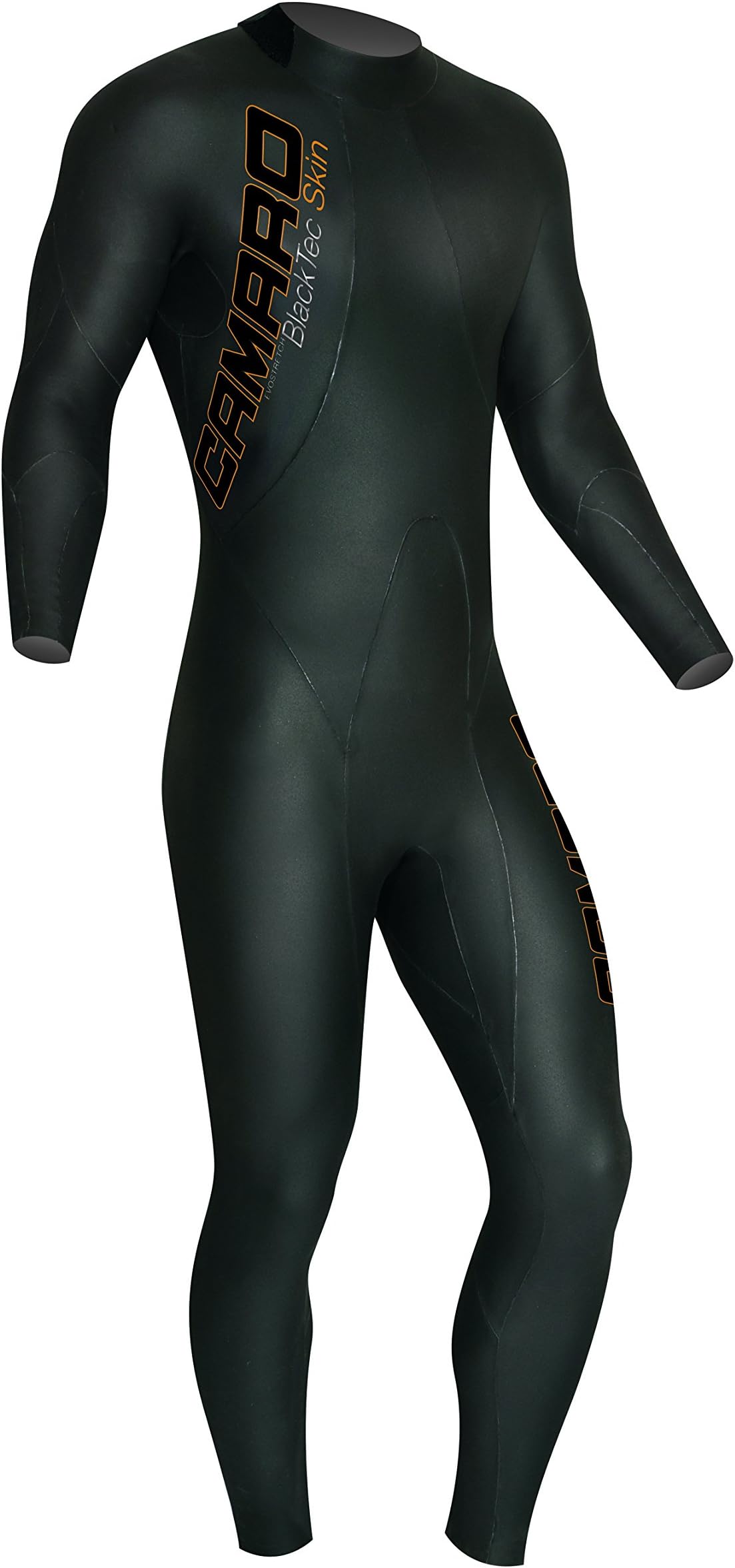 Camaro Men's Blacktip Skin Overall Wetsuits, Black, Small/48