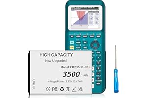 BOANV [3500mAh] TI 84 Plus CE Battery - Ultra High Capacity New 0 Cycle Replacement for Texas Instruments P11P35-11-N01 Battery, TI-84 CE/TI-84 Plus CE No 3.7L12005SPA 3.7V (1PCS)