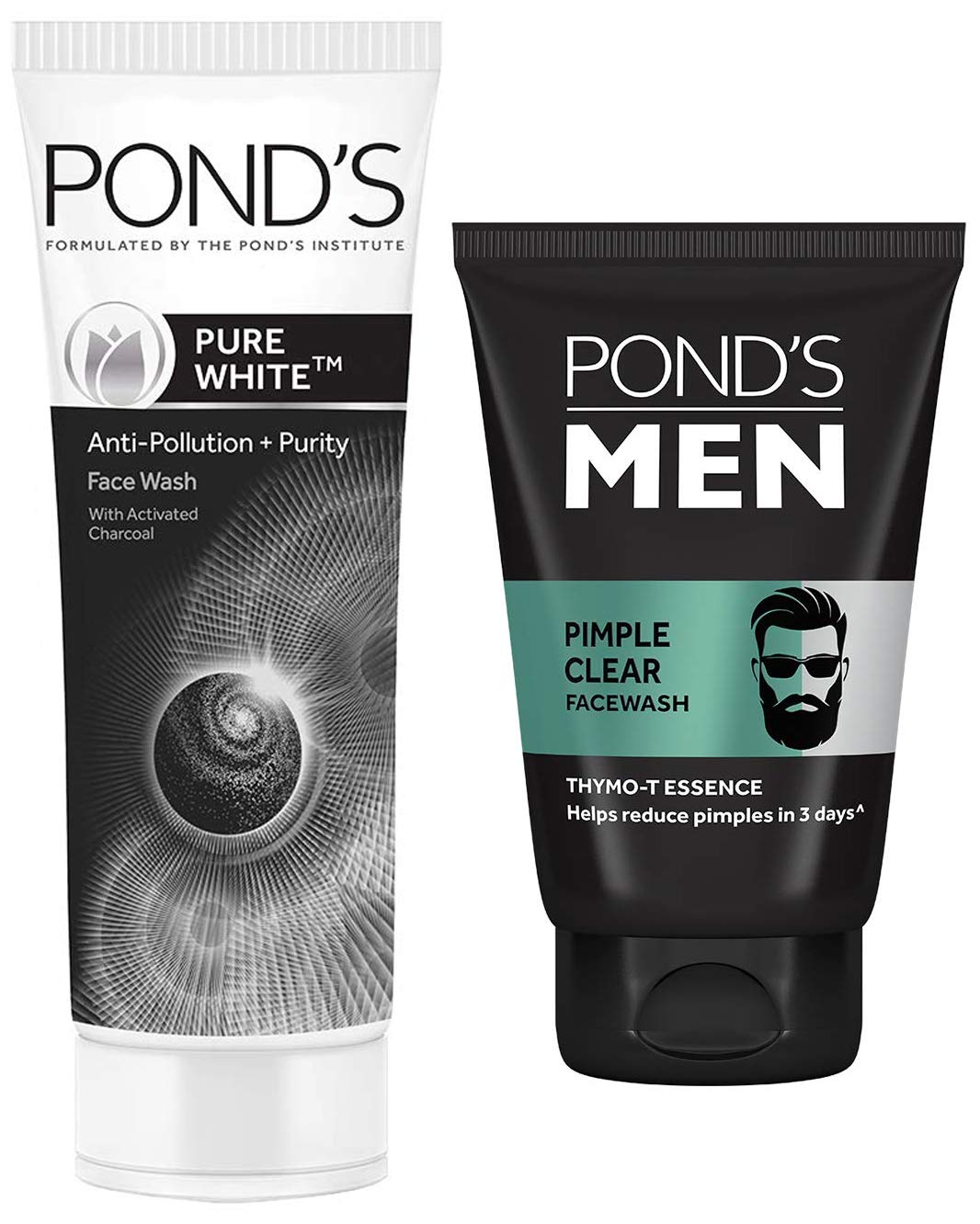 ponds anti charcoal face wash