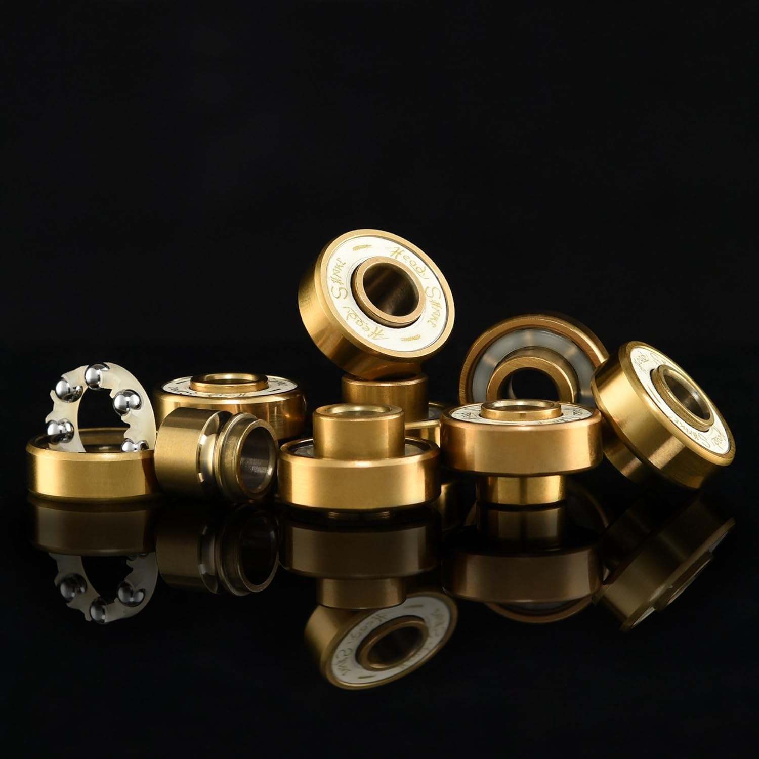  Heady Shake Pro Longboard Bearings Builtin Spacers and Washers