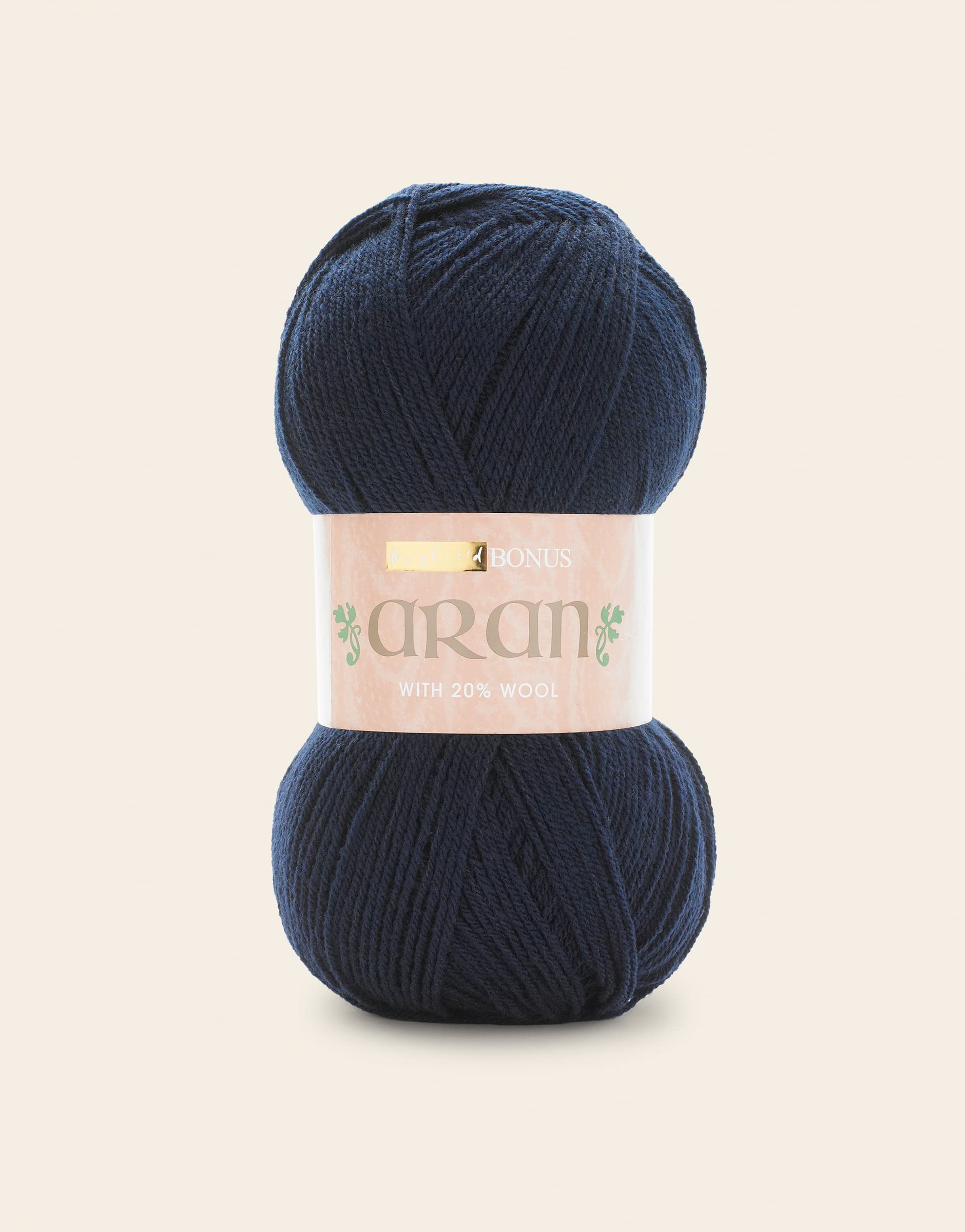 Sirdar Wool Hayfield Bonus Aran with Wool, Navy (995), Blue — image 1