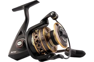 Penn Battle Spinning Reel Kit, Size 5000, Includes Reel Cover and Spare Anodized Aluminum Spool, Right/Left Handle Position, HT-100 Front Drag System